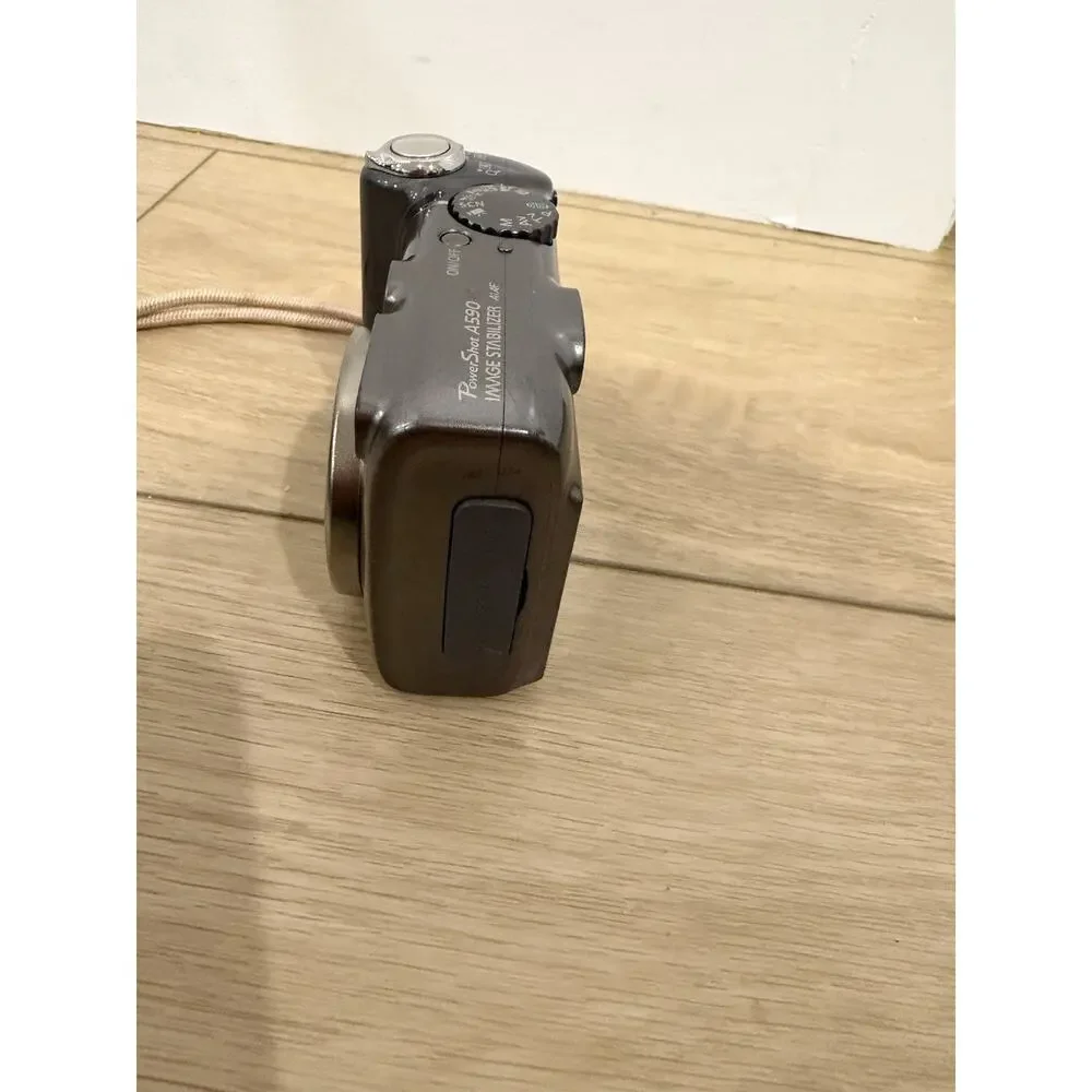 Canon PowerShot A590 IS 8.0MP Digital Camera - Gray - TESTED WORKS PC1263